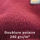 Blouson imperméable solide capuche col doublé polaire 220 grs-m2 Dover homme TRW297 Regatta