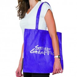 Sac publicitaire tote bag polypropylène réutilisable et recyclable hxl=42x38cm Shopping SST Serie-Graffic