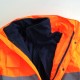 Blouson haute visibilité matelassé avec gilet polaire et manches amovible 185 grs-m2 Tarvos unisexe 25MJC1801 Herock