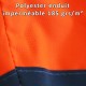 Blouson haute visibilité matelassé avec gilet polaire et manches amovible 185 grs-m2 Tarvos unisexe 25MJC1801 Herock