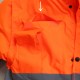 Blouson haute visibilité matelassé avec gilet polaire et manches amovible 185 grs-m2 Tarvos unisexe 25MJC1801 Herock