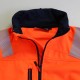 Veste softshell haute visibilité doublée micropolaire capuche classe 2 polyester 310 grs-m2 Gregor unisexe 25MJC1902 Herock