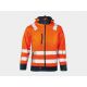 Veste softshell haute visibilité doublée micropolaire capuche classe 2 polyester 310 grs-m2 Gregor unisexe 25MJC1902 Herock