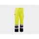 Pantalon de travail haute visibilité multipoches déperlant classe 2 polycoton 280 grs-m2 Olympus unisexe Herock