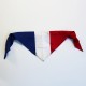 Bandana foulard triangle tricolore bleu-blanc-rouge viscose coton Feria unisexe SBFBBR Serie-Graffic