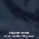 Veste courte chaude imperméable doublé polaire polyester 100% recyclé unisexe Regatta