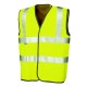 Gilet haute visibilite Classe 2 polyester bandes reflecto 3M unisexe Result