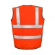 Gilet haute visibilite Classe 2 polyester bandes reflecto 3M unisexe Result