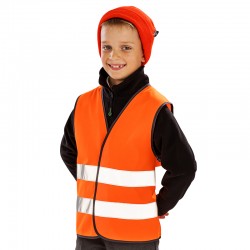 Gilet sans manche de sécurité haute visibilité polyester 120 grs-m2 enfant (4 à 12 ans) R200J Result