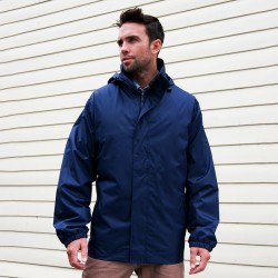 Parka 3 en 1 imperméable doublée filet avec gilet intérieur amovilble sans manche et matelassé unisexe R215X Result