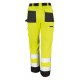 Pantalon haute visibilité classe 2 multipoches genouillères 80-20 polycoton renforcé 280 grs-m2 Cargo unisexe R327X Result