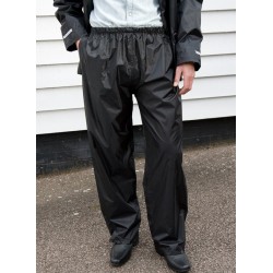 Surpantalon-pluie-imperméable-taille-élastiquée-polyester-enduit-PVC-Rain-unisexe-R226X