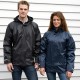 Veste ciré de pluie à capuche imperméable grande poches polyester enduit PVC Rain unisexe Result