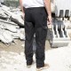 Pantalon de travail à zip multipoches stretch renforcé de polycoton élasthanne 290 grs-m2 Sabre unisexe Result