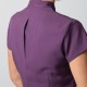 Blouse de coiffure stretch asymétrique à col droit et manches courtes au toucher doux 200 grs-m2 femme NF990 Alexandra