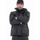 Parka de travail matelassée multipoches imperméable capuche col polyester 600D Saturnus unisexe 21MPK0901 Herock