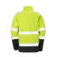 Veste Softshell 2 couches haute visibilité cl.2 bas anti-taches polyester recyclé 280grs.m2 unisexe Result