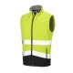 Gilet sans manches Softshell 3 couches haute visibilité cl.2 bas anti-taches polyester recyclé 280grs.m2 unisexe Result