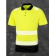 Polo respirant haute visibilité cl.2 bas et col anti-salissures polyester recyclé 155grs.m2 unisexe Result