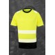 Tee-shirt respirant haute visibilité cl.2 bas et col anti-salissures polyester recyclé 155grs.m2 unisexe Result