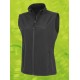 Gilet sans manches softshell 2 couches polyester recyclé 280grs.m2 femme Result