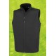 Gilet sans manches softshell 2 couches polyester recyclé 280grs.m2 homme Result