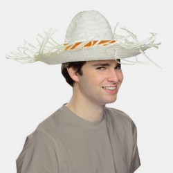 Chapeau publicitaire type mexicain paille légère frangée Tropic unisexe SCP4 Serie-Graffic