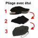 Casquette de sport respirante et aérée à visière pliable avec étui Click Sport unisexe SCS Serie-Graffic