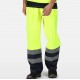 Surpantalon haute visibilité cl.2 imperméable taille élastiquée polyester Hi-vis pro unisexe Regatta