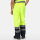 Surpantalon haute visibilité cl.2 imperméable taille élastiquée polyester Hi-vis pro unisexe Regatta