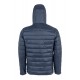 Doudoune capuche bicolore légère matelassée polyester 220 grs-m2 Snow Bird homme R194M Result