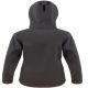 Veste softshell contrastée à capuche amovible 3 couches intérieur micropolaire 320 grs-m2 Tx performance hooded femme Result