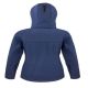 Veste softshell contrastée à capuche amovible 3 couches intérieur micropolaire 320 grs-m2 Tx performance hooded femme Result