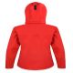 Veste softshell contrastée à capuche amovible 3 couches intérieur micropolaire 320 grs-m2 Tx performance hooded femme Result