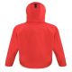 Veste softshell contrastée à capuche amovible 3 couches intérieur micropolaire 320 grs-m2 Tx performance hooded homme Result