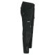 Pantalon travail élastique confortable multipoches solide genouillères 97% coton élasthan. 270 grs Xeni unisexe Herock