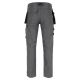 Pantalon travail extensible confortable poches à clous genouillères 50-48 polycoton 2 élasth. 320 grs Herocles unis.Herock