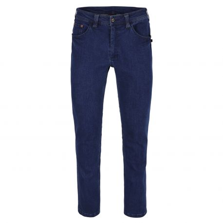 Pantalon jeans coupe droite taille moyenne braguette zip 78-20 polycoton 2% élasth.380 grs m2 Lingo unisexe Herock