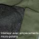 Doudoune softshell matelassée technique très chaude solide élastique imperméable 300 grs m2 Taris unisexe Herock