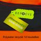 Veste sweat capuche haute visibilité cl.2 poignets + taille bord cotes polyester recyclé 280grs.m2 Result