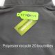 Sweat micropolaire léger col montant zippé polyester recyclé 165grs.m2 unisexe Result