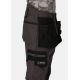 Pantalon travail 20 poches technique solide genoux élastiques poches à clous genouillères 320 grs.m2 Execute homme Regatta