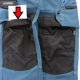 Pantalon travail 20 poches technique solide genoux élastiques poches à clous genouillères 320 grs.m2 Execute homme Regatta
