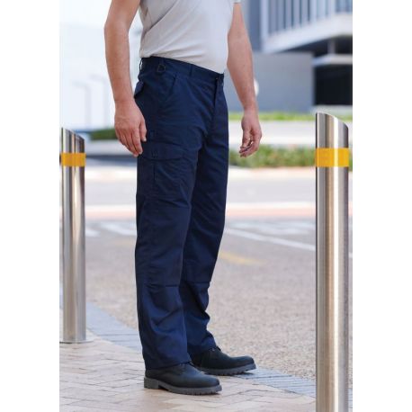 Pantalon de travail multipoches déperlant avec genouillères 65-35-polycoton 245 grs m2 Pro Cargo homme Regatta