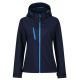 Veste softsell 3 couches intérieur contrasté respirante imperméable capuche amovible 300 grs Venturer femme Regatta