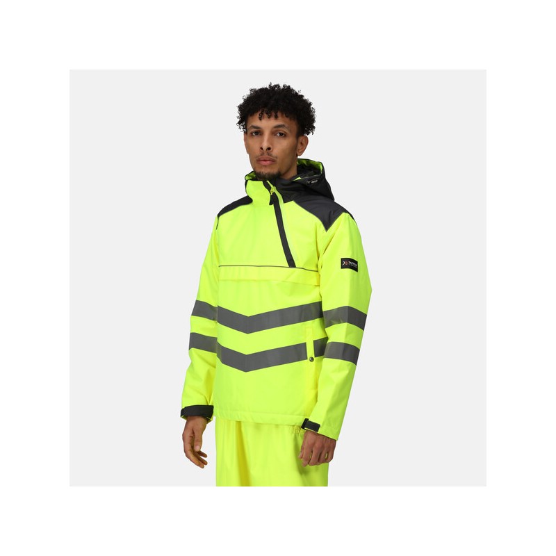 Veste bomber coupe vent haute visibilite classe 2 270grs m2 homme Regatta M Vetement