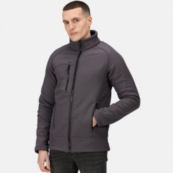 Veste softshell 2 couches chaude intérieur fourré coupe mi longue déperlante 350 grs m2 Northway unisexe Regatta