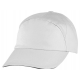 Casquette coton léger front demi lune 7 pans Brazil unisexe SOZS Serie-Graffic