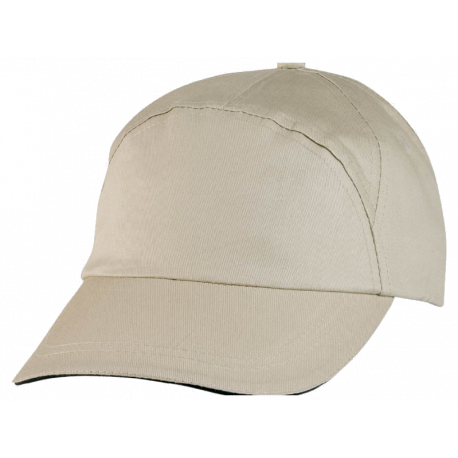 Casquette coton léger front demi lune 7 pans Brazil unisexe SOZS Serie-Graffic