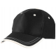 Casquette coton léger 5 pans bordure écrue Bahia unisexe SNB Serie-Graffic